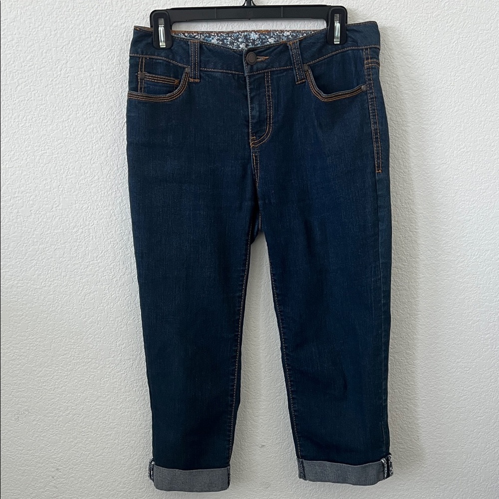 Faded Glory - Dark Blue Cropped Jeans for Women size 4
